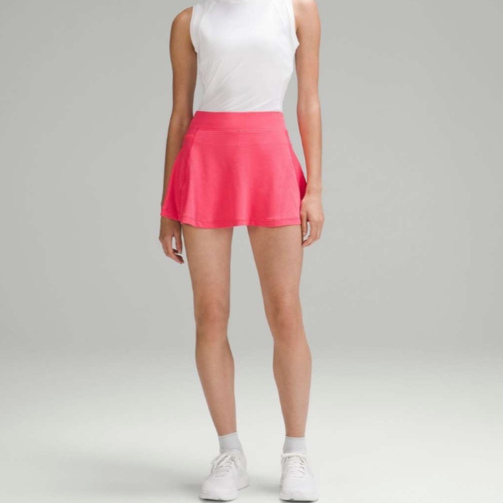 Lululemon Swiftly Tech high rise skirt lip gloss pink 4 - Picture 3 of 12